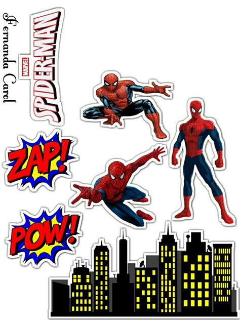 Printable Spiderman Cake Topper